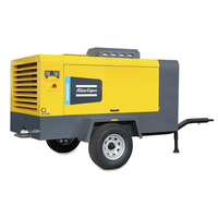 Kompresor Udara Diesel Portabel Sekrup XAS88 180cfm 7Bar 24V Berpendingin Udara dan Berpelumas