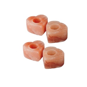 Heart Shape <b>Candle</b> Holder With Three Hole Light <b>Pink</b> Tea Light Heart -Sian Enterprises - Product Image 3