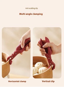 Pinzas de silicona antideslizantes y anti-quemaduras para cuencos de comida, soporte de cocina, venta al por mayor, novedad - Product Image 2