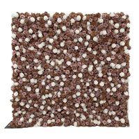Decoraciones de Pared de Flores Artificiales de Seda para Bodas, Fondo de Boda, Diseño Floral Cuadrado 3D Moderno, Decoración de Ventanas de Centros Comerciales