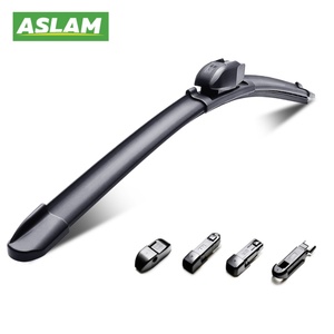 ใบปัดน้ำฝนแบบไร้โครง ASLAM Wholesale สำหรับรถยนต์ Volkswagen รุ่น Golf Polo Bora ทำจากยาง - Product Image 1