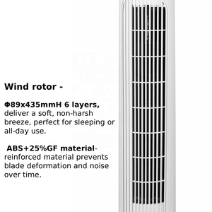 Ventilador de Torre Simple, Económico y Confiable de 29 Pulgadas, Ventilador de Pedestal Silencioso con Brisa Suave para Apartamento/Oficina - Product Image 4
