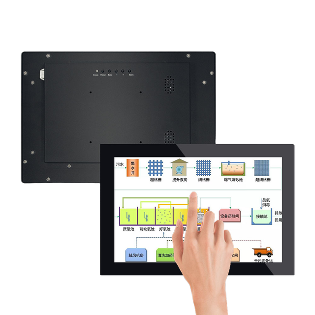 10" 12.1" Ip65 High Resolution 1280x800 Capacitive Interactive Touch Screen Rugged Displays Industrial Computer Touch Panel Pc
