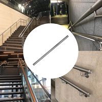 Meilleur choix extérieur durable solide 304 316 en acier inoxydable rampe d'escalier raccord pour balustrade et main courante