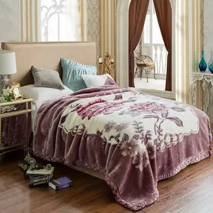 Cobertor macio para cama, venda quente para o inverno, macio, para cama, king size, de vison, grosso, cobertor