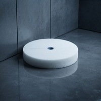 Meule en oxyde d'aluminium céramique blanc-brun de 100 mm, dureté moyenne, coupe précise pour l'affûtage des aciers à outils et le rectage de surfaces de précision