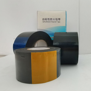 Cinta Autoadhesiva de Sellado para Cables de Ingeniería Óptica Mengfei, Retardante de Llama, Aislamiento Ignífugo, Negra, Expansión Contra Incendios - Product Image 5