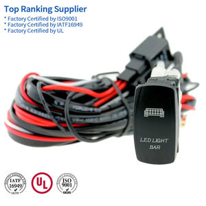 Automobile Interrupteur à Bascule Câblage Loom Harnais PBT <span class=keywords><strong>PVC</strong></span> Isolé Cuivre Voitures Camions Motos ATVs UTVs Yachts Remorques - Product Image 1