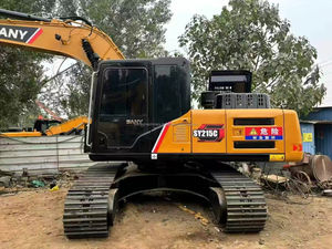 Excavatrice hydraulique SANY SY215C d'occasion, année 2022, moteur Isuzu, taille moyenne, prix compétitifs avec pompe de boîte de vitesses et composants de transmission - Product Image 3