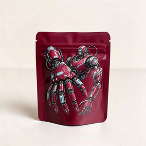 custom printing 3.5 Gram Resealable Mylar Storage Bags Printed Stand Up Packaging <b>Pouches</b> - Product Image 5
