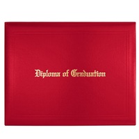 Couverture de certificat de diplôme Mondon personnalisée en format lettre pour l'obtention du diplôme