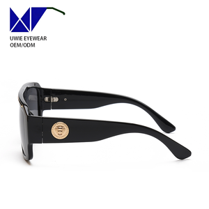 Lunettes de soleil de luxe en moissanite, style papillon, monture intégrale, UV400, confortables, avec support pour caméra vidéo et téléphone, taille 78-20-129 - Product Image 2