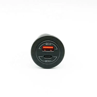 Chargeur USB 100W PD + 30W QC3.0 12V USB C à charge rapide QC5.0 Type C & QC3.0 pour voiture, bateau, moto, camion