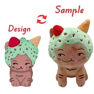 Customizable Plush Toys Cute Pillow PP Cotton Plush <b>Doll</b> Bedside Pillow Pad Custom logo Packaging Label Hanging Tag - Product Image 3