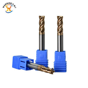 WarriorのODMカスタマイズCNCルーター挿入型フライスカッター4エッジAitinコーティングフラットスクエアエンドミル金属用 - Product Image 2