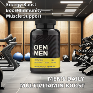 OEM/Suplementos multivitamínicos diarios personalizados para hombres que proporcionan energía Apoya el sistema inmunológico Vitamina C,Zinc - Product Image 2
