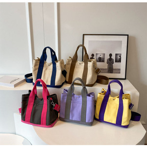 Sac fourre-tout en toile <span class=keywords><strong>multi</strong></span>-usages <span class=keywords><strong>Messenger</strong></span> sac fourre-tout doux pour femmes et filles nouvel arrivage - Product Image 5