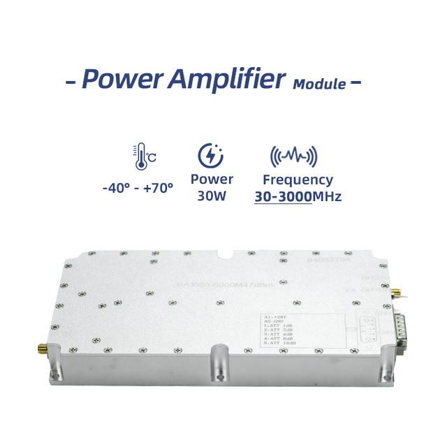 30-3000MHz 30W Power Amplifier Module Signal Generator for Anti-Drone System Effective Against Drones