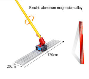 Règle de finition de grattage et de nivellement manuelle à pousser et à tirer pour la grande truelle en béton - Product Image 4