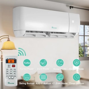 Climatiseur mini-split YITAHOME 12000 BTU, 20 SEER2, 115V, sans conduit, refroidissement et chauffage, avec télécommande, YITAHOME 12000 BTU M - Product Image 3