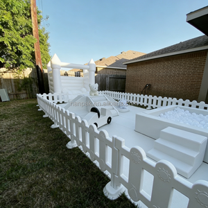 Klasik beyaz yumuşak oyun ekipmanları seti tırmanma top çukur tünel bebek kiralama parti beyaz yumuşak oyun seti spor salonu paketi yumuşak oyun seti - Product Image 1