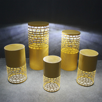 Support de fleurs lumineuses ajouré, fournitures de mariage en gros pour la décoration du Guide routier