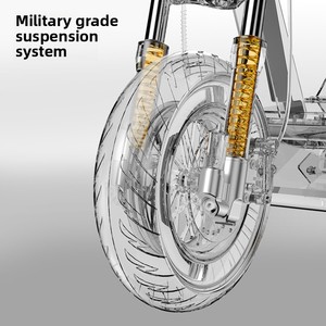 HEZZO <strong>Ultra</strong>-large Capacity 50Ah 95km/h <strong>High</strong>-<strong>speed</strong> Electric Scooter Foldable Disc Double Hydraulic 8000W <strong>Motor</strong> Long Endurance - Product Image 5