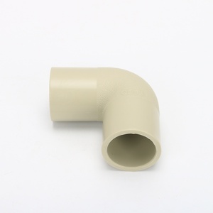 Hochwertige PPH-Kunststoff 90-Grad-Kompressionsbögen Bestseller-Niederdruck rohr verschraubungen Unsere eigene Marke Großhandel - Product Image 3