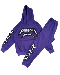 Ensemble de survêtement en molleton de coton personnalisé pour homme, logo brodé, sweat-shirt doux et chaud, pantalon de jogging, vêtements de sport décontractés, tenue de jogging - Product Image 2