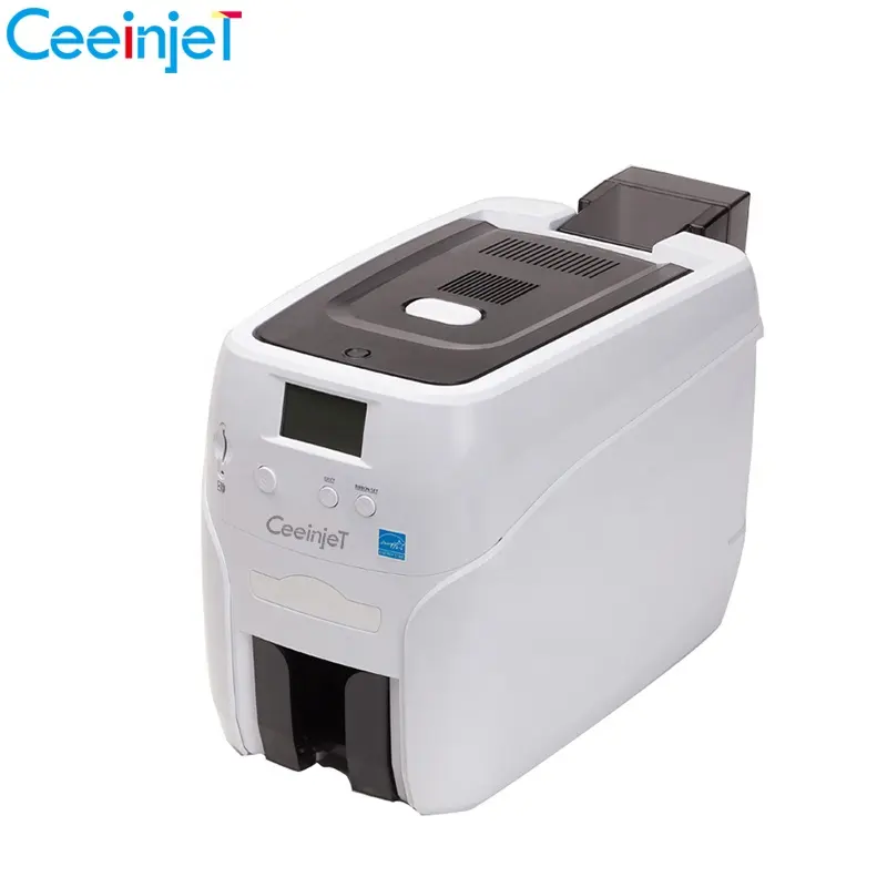 Ceeinjet 고속 IC/ID/신용 카드 싱글/더블 사이드 PVC 카드 프린터