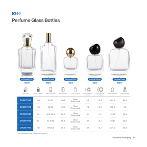 Vente en gros de flacons de parfum en verre vides, élégants, créatifs, rechargeables, personnalisés, 100 ml - Product Image 6