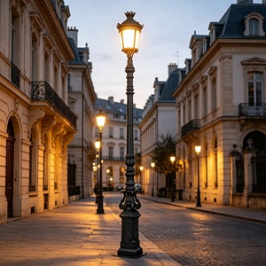Lampes LED d'extérieur personnalisées, électriques, AC, IP65, 30W, avec capteur de lumière, pour hôtels, parcs, jardins, en aluminium moulé sous pression - Product Image 2