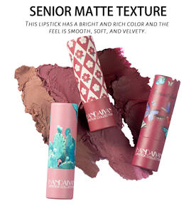 <span class=keywords><strong>ลิปสติก</strong></span>คอลเลคชั่น HANDAIYAN เกาหลี สีใส นู้ด พีช ชมพูอมเหลือง ชมพูอมแดง ชมพูอมม่วง แดงเข้ม เนื้อกำมะหยี่ - Product Image 4