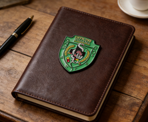 Insignias de Escudo Miniatura Personalizadas de Calidad de Fábrica, Esmalte Suave y Duro, Chapado en Níquel Negro - Product Image 2