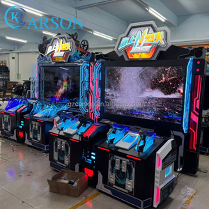 เครื่องจำลองเกมยิงปืนแบบอินเทอร์แอคทีฟ 9D <span class=keywords><strong>VR</strong></span> ที่พัฒนาขึ้นเอง ชุดเกมต่อสู้ปืนเสมือนจริง 9D <span class=keywords><strong>VR</strong></span> สำหรับศูนย์การค้าและสวนสนุก <span class=keywords><strong>VR</strong></span> - Product Image 5