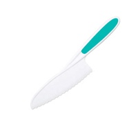 3 Stuks Kleurrijke Kids Veilig Wegwerp Pp Plastic Snijwerk Brood Fruit Groentesnijder Keuken Kinder Messenset