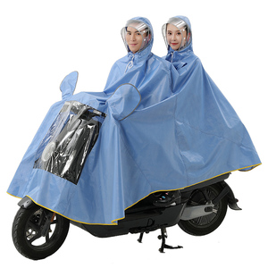 Imperméable Oxford Rainfreem, vente en gros d'usine, <span class=keywords><strong>poncho</strong></span> de pluie pour deux personnes, moto, voiture électrique - Product Image 4