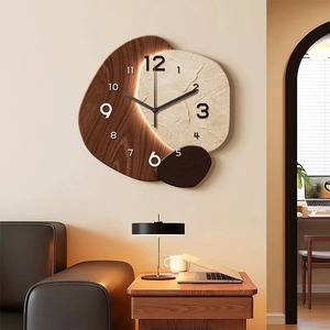 Orologio <span class=keywords><strong>da</strong></span> <span class=keywords><strong>Parete</strong></span> Analogico Silenzioso in <span class=keywords><strong>Stile</strong></span> <span class=keywords><strong>Vintage</strong></span>, Senza Cornice, con Motivo Still Life per Soggiorno e Ristorante, in 'Porcellana Cristallina' - Product Image 3