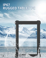 Tableta Industrial Resistente de 10.1 Pulgadas, IP67 Impermeable, Win10/Win11, 12000mAh, para Exteriores con GPS, Tableta Reforzada