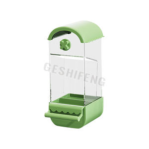 Comederos para pájaros, comedero automático para loros, <span class=keywords><strong>bebedero</strong></span>, contenedor de alimentos de semillas acrílicas, jaula, accesorios para <span class=keywords><strong>periquitos</strong></span> pequeños y medianos - Product Image 2