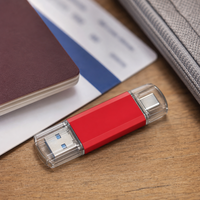 Clé USB OTG Type C 3.0 double interface 16 Go 32 Go 64 Go pour téléphone portable et ordinateur portable, personnalisable avec logo, idéale comme cadeau