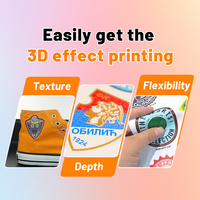 Impresora UV DTF 3 en 1, Impresora UV DTF A2 con I3200, Impresora UV DTF y Plotter de Cama Plana, Impresora UV DTF de 60 cm