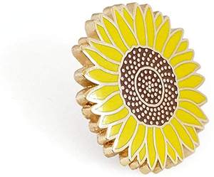 Sarı Ayçiçeği Emaye Klapa <span class=keywords><strong>Pin</strong></span> - Product Image 2