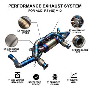 ระบบท่อไอเสียแบบ Catback วาล์วควบคุม Vortex Blue Titanium สำหรับ Audi R8 4S V10 Performance Coupe Spyder ปี 2024-2025 ชุดแต่งแบบติดตั้งได้โดยตรง - Product Image 1