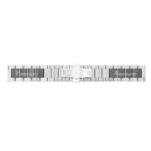 Bracelet de montre de luxe personnalisé, respirant, en acier inoxydable, 20 mm, avec boucle ardillon pour montre - Product Image 2
