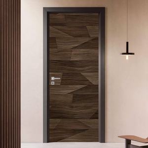 Porte intérieure en bois massif BASEN, prévention des incendies, pour appartement et villa, personnalisable, fabrication Guangdong - Product Image 6