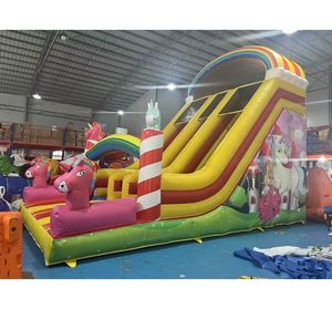 Tobogán Inflable Gigante de <span class=keywords><strong>Mickey</strong></span>, <span class=keywords><strong>Minnie</strong></span> y el Pato <span class=keywords><strong>Donald</strong></span>, Tobogán Inflable Seco para Niños, Ideal para Alquiler en Eventos y Parques Infantiles - Product Image 2