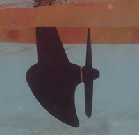 Hélice en plastique à double pale Yak Outdoors YZ-22 pour coques de kayak à pédales en HDPE, fabriquée dans le Zhejiang