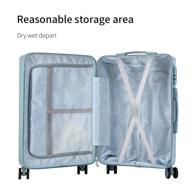 Reusable Wholesale ABS 40 30 20 Travel Vintage Suitcase Aluminum Frame  Luggage