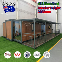 Casa Contenedor Portátil Expandible de 40 Pies, 3 Dormitorios, Villa Prefabricada de Lujo, Casa Prefabricada Móvil de 40 Pies para Alquilar